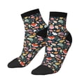 thumbnail image 2 of Bingfone Autumn Fox Owl Design Patterned Men'S Women'S Casual Cotton Socks, 2 of 9