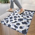 thumbnail image 4 of Blue and Dark Blue Leopard Pattern Door Rugs,Washable Non Slip Door Mats Indoor,Decorative Door Mats,Entry Mat Indoor for Entrance,Bedroom,Kitchen,Bathroom,17"x30", 4 of 6