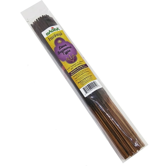 Madina Love Supreme - Type Scented Fragrance Incense Stick Bundle [85 Sticks Per Pack - Brown - 11"]