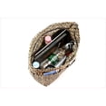 thumbnail image 2 of Sonducket Práctico bolso de mano con cierre de cremallera y anilla para llavero Bolsa de forro expandible de alta capacidad Bolsas de mensajero y de hombro Negro y corto 31*14*21cm, 2 of 6