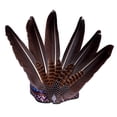 thumbnail image 3 of Tocado de plumas para hombres y mujeres, banda elástica para el cabello, tocado , diadema para espectáculo de escenario,, 3 of 7