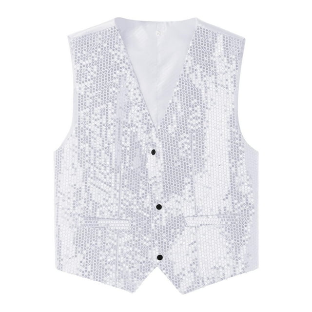 Gilet de Costume pour Hommes Ajusté Formel Mariage Sans Manches Smoking Exécutif
