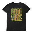 thumbnail image 1 of Bulo - Camiseta Good Vibes Luz Neón para Adultos Unisex (Negro), 1 of 2