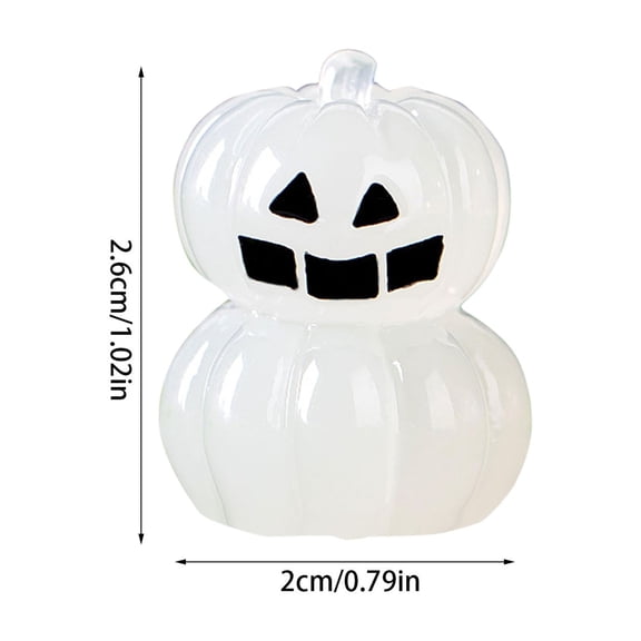 Halloween Decor Indoor Luminous Miniature Statues Glow In The Dark Resin Figurine Set Haunted House Layout Ornament for Desktop Planter Party Favors Style A