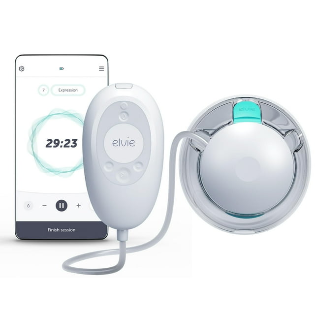 Extractor de leche eléctrico Elvie Stride 2 individual, portátil con accesorios