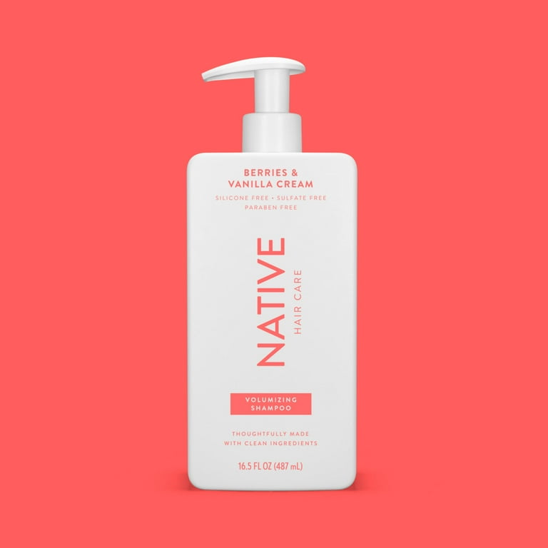 Native Sulfate Free Shampoo, Berries and Vanilla, Strengthening
