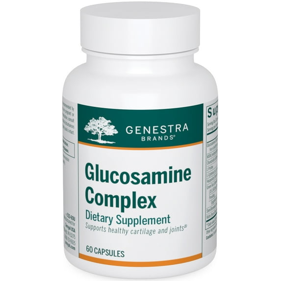 Genestra Brands - Glucosamine Complex - Combination of Glucosamine Sulfate, Chondroitin Sulfate, Amino Acids and Herbal Ingredients - 60 Capsules