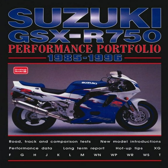 Suzuki GSX-R750 1985-1996 -Performance Portfolio (Paperback)