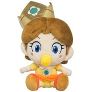 Little Buddy 1728 Super Mario All Star Collection Baby Daisy Plush, 6"