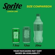 Sprite Zero Sugar Lemon-Lime Caffeine Free Soda Pop Mini Cans, 7.5 fl oz, 6 Pack