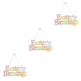 thumbnail image 1 of Advancent 1 Juego de decoraciones para puertas, diseño de letras de primavera de conejo de madera, suministros para fiestas, de Pascua sin rebabas, Type1 NO1 Advancent CBP220946, 1 of 6