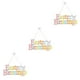 thumbnail image 1 of Juego de decoraciones para puertas Monstrate patrón de letras de primavera, 1 of 6