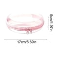 thumbnail image 3 of Round Hard Shell Travel Storage Case Waterproof Zipper Organizer Portable Cosmetic Bag Toiletry Organizer Storage Case for Cosmetics Toiletries Accessories Travel Home Bathroom Daily Organization, 3 of 6