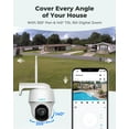 thumbnail image 2 of Reolink Argus 5MP PT Outdoor Wireless Battery Wifi Security Camera Night Vision 2-Way Talk Add Solar, 2 of 9