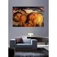 thumbnail image 2 of Marc "Little Yellow Horses" (1912) Glossy Poster, 2 of 2