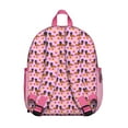 thumbnail image 3 of Fluffy Fox Cartoon Backpack with Sky & Tree Pattern - Waterproof & Padded for School Use, 3 of 5