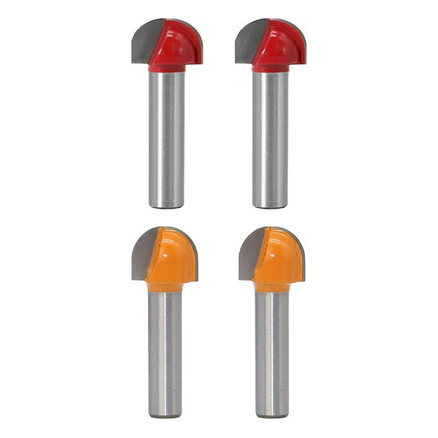 de Caja de Núcleo de Punta de Vástago de 4 Piezas de 8 Mm Sharpla Brocas de enrutador de carburo