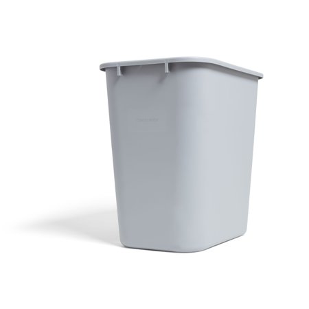 Coastwide Professional Indoor Trash Can w/out Lid Gray Soft Plastic 7 Gal CW56431