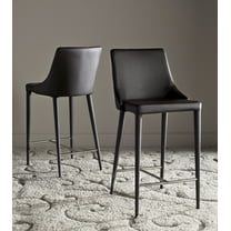 Safavieh Summerset Bicast Leather Counter Stool, Set of 2