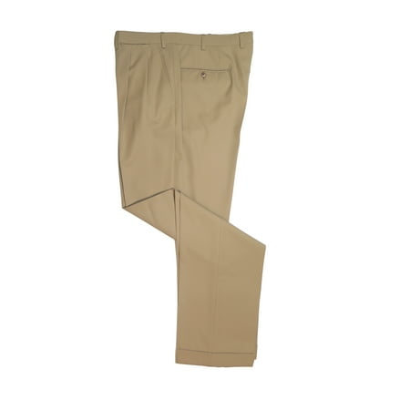 Super 150's Italian Wool - Brioni Men's Khaki 100% Wool 150's Delta Pants 34 …