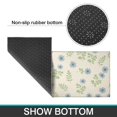 thumbnail image 6 of Pioneer Flower Floral Print Pattern Kitchen Rugs Sets Of 2, Anti Fatigue Non Slip Washable Floor Mats for Kitchen Sink Laundry, 17X30 Inch + 17X47 Inch, 6 of 6