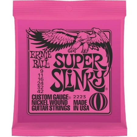 - Ernie Ball Super Slinky Electric Guitar Strings