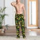 thumbnail image 2 of Fotbe Happy St. Patrick's Day Pantalones de Pijama para Hombre, Pantalones de Dormir, Pantalones de Casa con Cintura Ajustable y Bolsillos-Small, 2 of 6