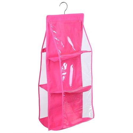 Topincn 6 Pocket Shelf Bags Purse Handbags Organizer Door Hanging