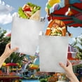 thumbnail image 5 of 150 packs of aluminum foil sandwich wrap, greaseproof paper hamburger bags, fast food, breakfast lunch, food truck, barbecue, party supplies thermal hot dog bag covers, 5 of 5