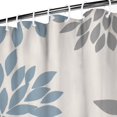 thumbnail image 4 of Extra Long Boho Shower Curtain 72x84 Inches - Vintage Floral & Tropical Leaves Pattern, Waterproof Bohemian Bathroom Decor with 12 Hooks, Tribal Rustic Style, 4 of 5