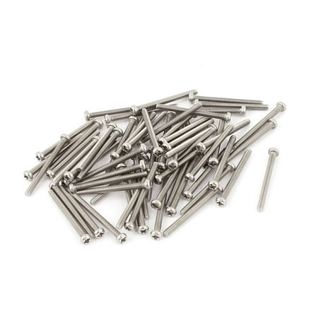 22 Mm Screw - Uxcell M2 x 22mm 304 Stainless Steel Crosshead Round Head Screws Bolt (60-pack)