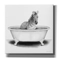 thumbnail image 1 of Epic Graffiti 'Zebra in Tub' by Rachel Nieman, Canvas Wall Art, 12"x12", 1 of 3