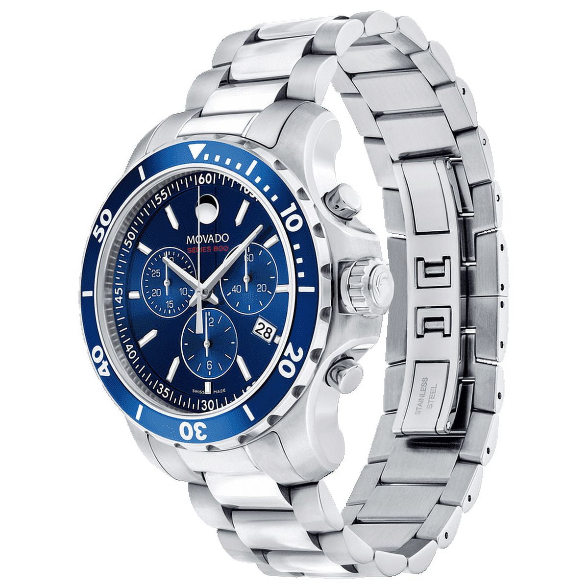 Movado Men's Series 800 Blue Dial Watch - 2600141