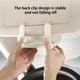 thumbnail image 5 of Porta-gafas de sol para parasol del coche: Estuche de cuero con cierre magnético oculto, caja organizadora - Blanco, 5 of 6