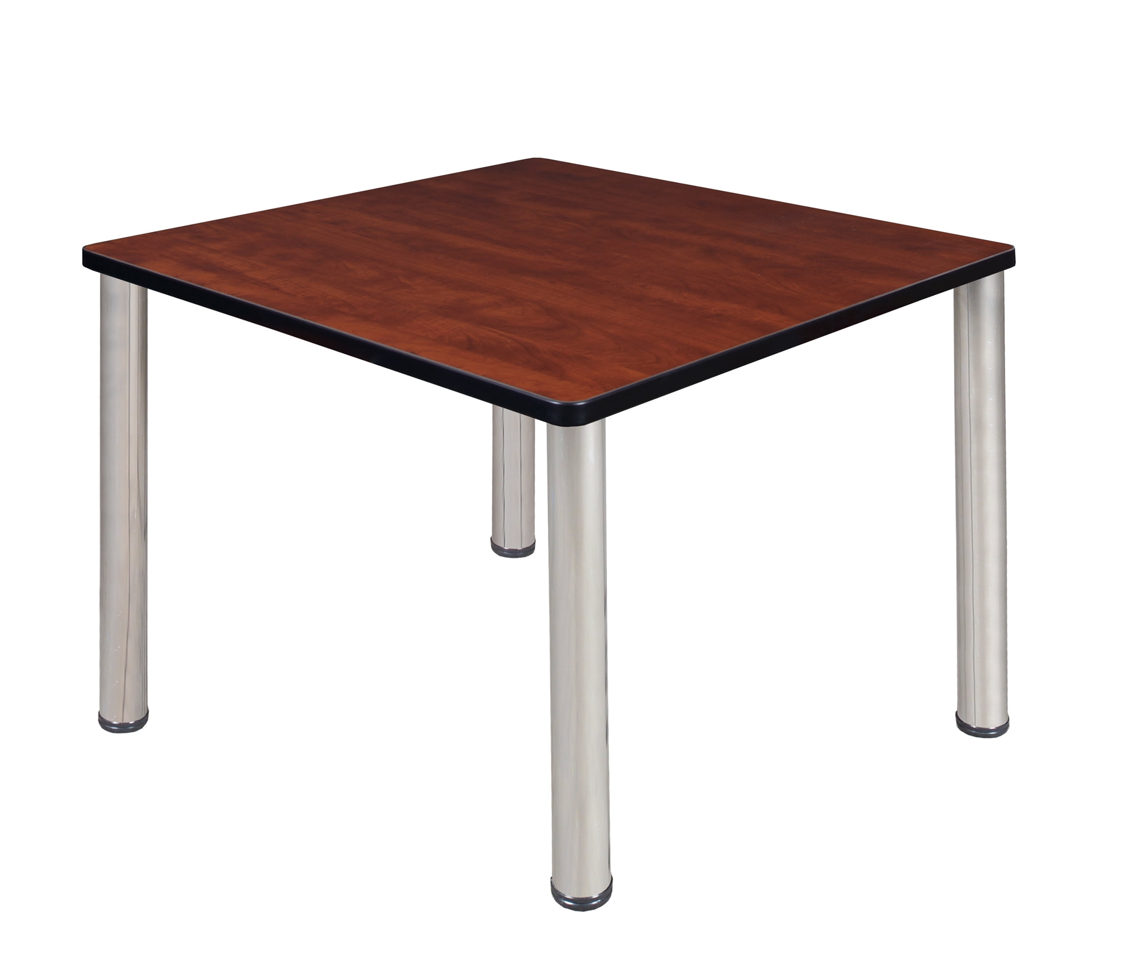 Regency 42 Square Table With Chrome Post Legs Com