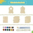 thumbnail image 4 of WNFJR DIY Birdhouse Kit, 30ml Paint, 12 Colors, Safe Wood Craft, Easy Assembly, Puzzle Style, Perfect Kids' Gift for Creative Fun & Bird Lovers, Includes Brushes & Rope, 4 of 4