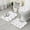 Princess Castle &, variant on Princess Carriage Pattern Bathroom Rugs Sets 3 Piece,Toilet Cover Set,Absorbent Non Slip Bathroom Mats Sets with U-Shaped Contour Rug Toilet Rug Set