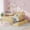 Natural, variant on Twin Size Rattan Bed with Storage Drawers, White Wood Platform Bed Frame, Boho Cane Bed with Slat Support, No Box Spring Needed