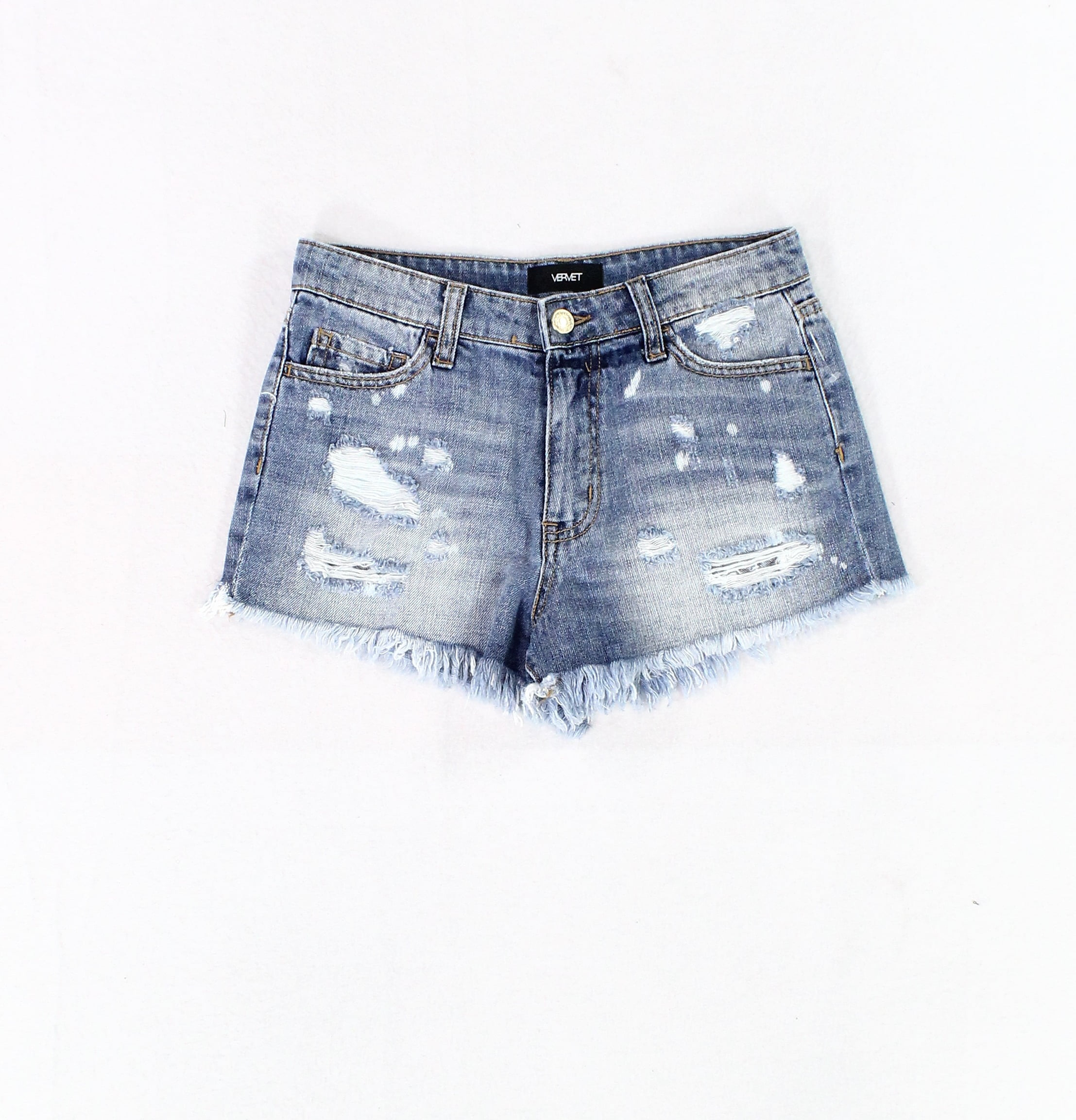 vervet denim shorts