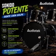 thumbnail image 4 of Batería Acustica Musical 5 piezas AUDIOTEK Negra, 4 of 7