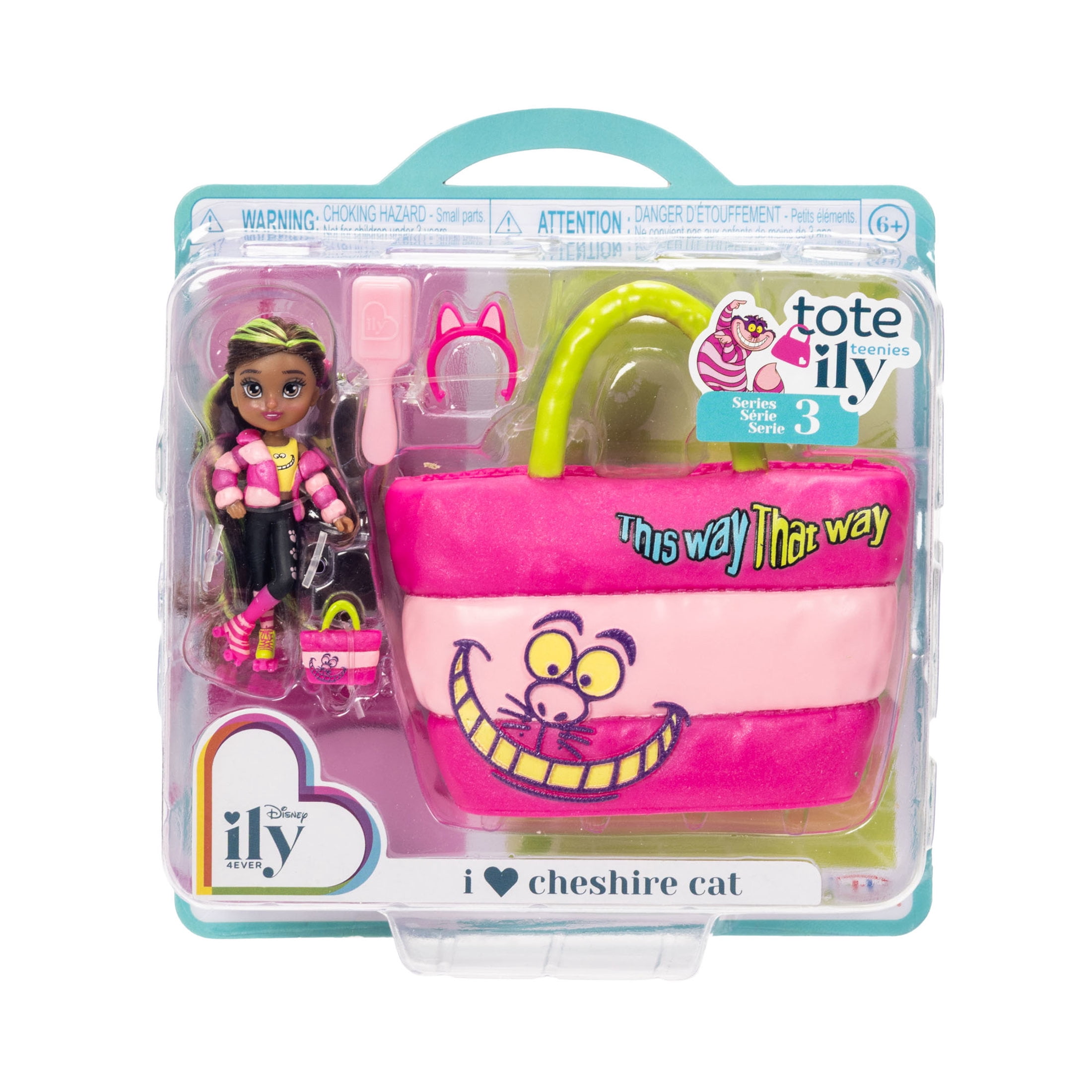 Disney Tote Ily Teenies Series 3 I Love Cheshire Cat Mini Doll