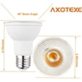 thumbnail image 2 of Ampoules PAR20 Dimmables 3000K Blanc Chaud 7W(Équivalent 60 Watts) 600LM 40 Degrés E26 pour Halogène Flood Lot de 6, 2 of 4