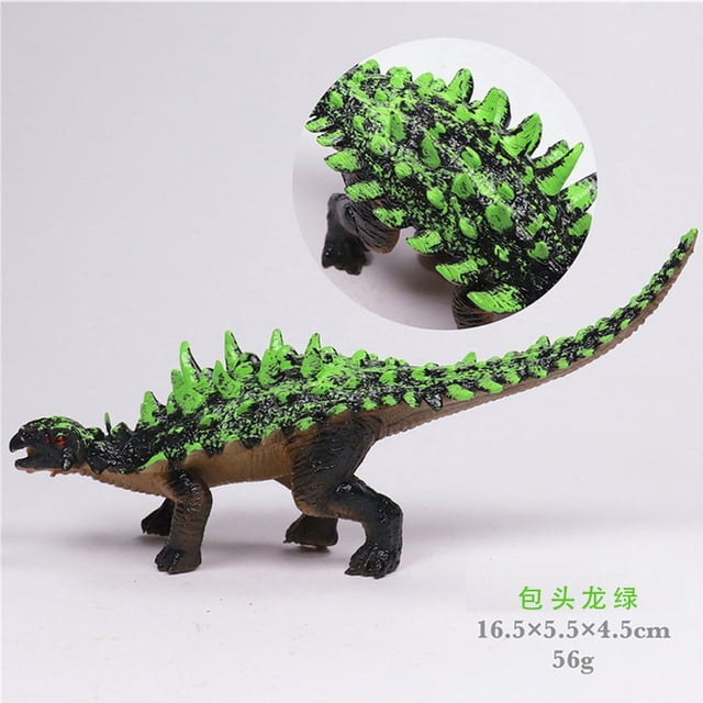 Simulación animal modelo dinosaurio juguete Tyrannosaurus rex pterosaurio modelo sólido pequeño dinosaurio traje Baotoulong verde oso de fresa Electrónica
