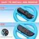 thumbnail image 4 of Volante para videojuegos compatible con Nintendo Switch 2 Joy-Con para Mario Kart, paquete de 2 agarres, 4 of 7