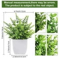 thumbnail image 2 of Bgsha Home Decor Small Lavender Eucalyptus Plant in Pot with Realistic Design, 2 of 10