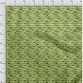 thumbnail image 4 of oneOone Polyester Spandex Lime Green Fabric Conversational Moustache Diy Clothing Quilting Fabric Print Fabric By Yard 56 Inch Wide, 4 of 4