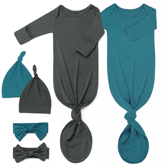 Conjunto de 2 Pijamas para Bebé con Nudo Noah Baby Suave