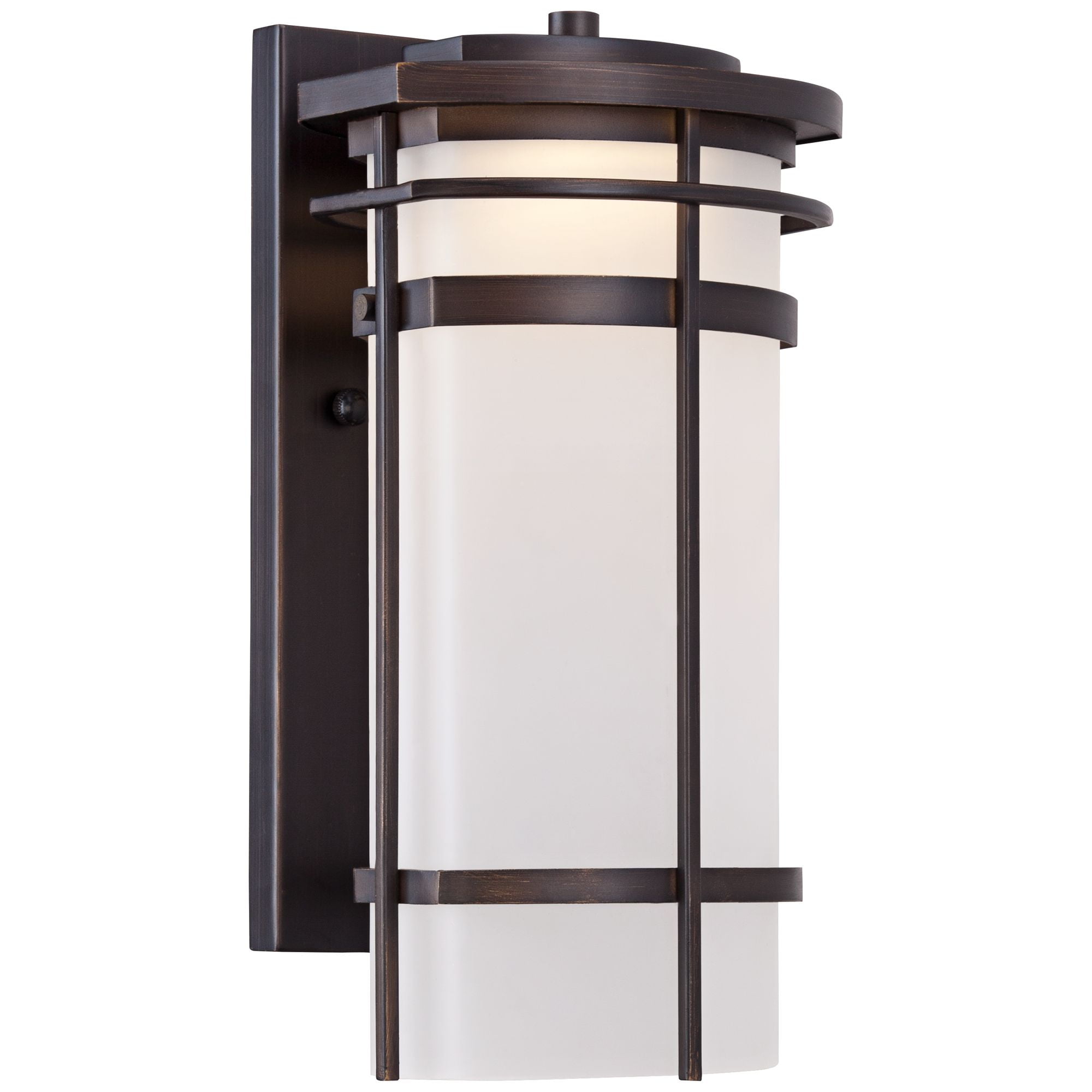 Possini Euro Design Theola Modern Outdoor Wall Light Fixture Bronze LED 12 3/4" Etched Glass Shade for Post Exterior Barn Deck House Porch Yard Patio