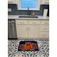 thumbnail image 3 of Carolines Treasures PJC1097RUG Whose Happy Holidays Owl Machine Washable Memory Foam Mat, 3 of 4