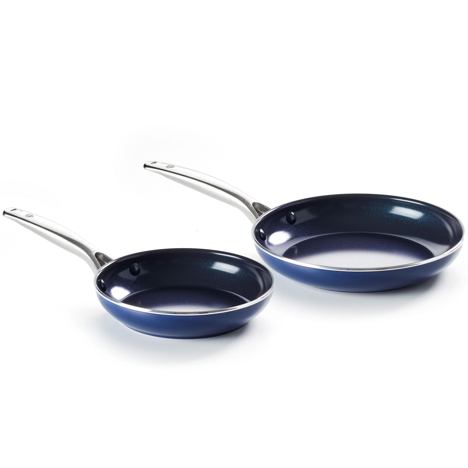 Blue Diamond 2pc Fry Pan ensemble